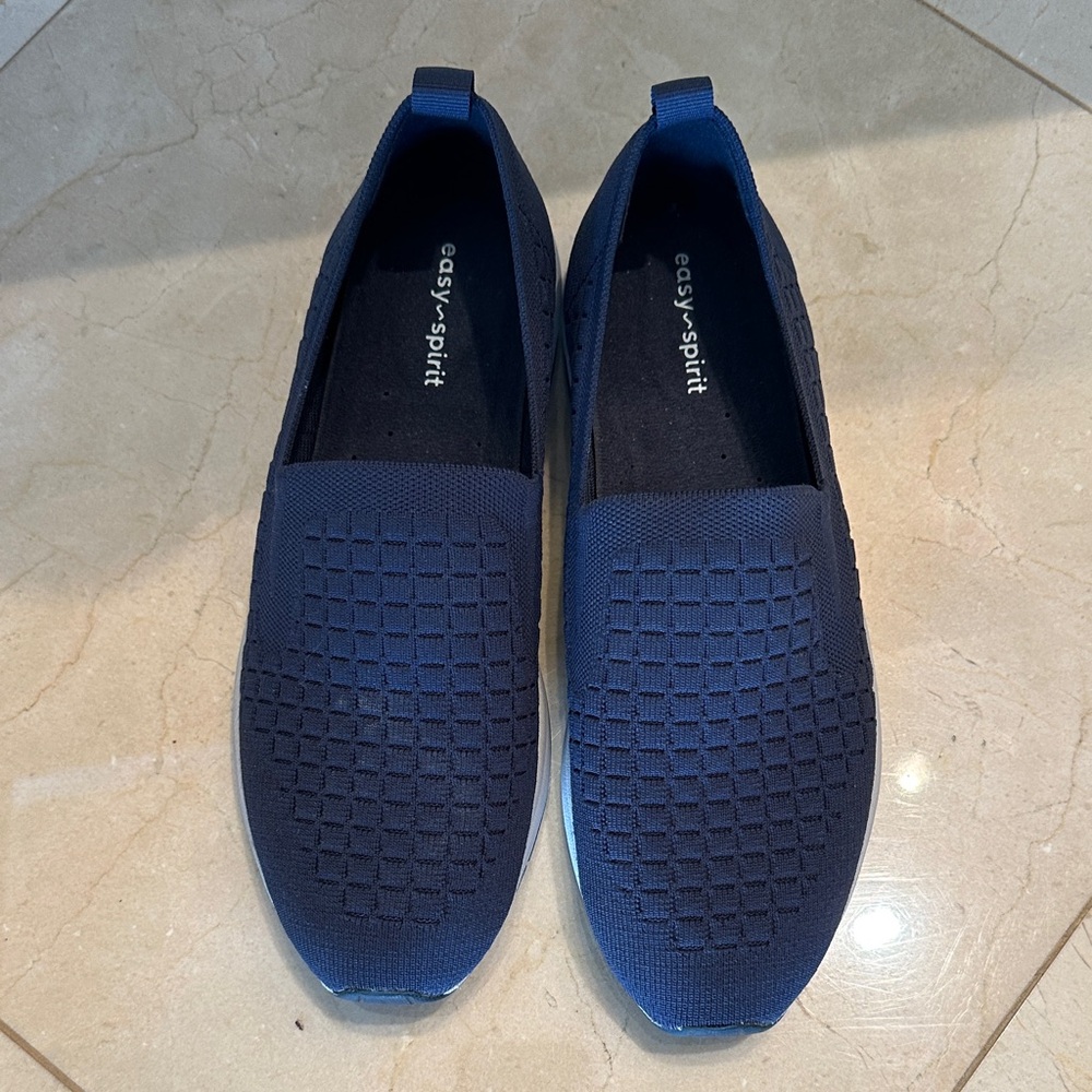 Easy Spirit Men's Dark Blue Loafers